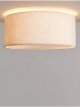 Semi Flush Ceiling Light, Natural