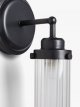 Ribbed Glass Bathroom Wall Light