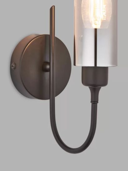 1 Arm Wall Light, Black