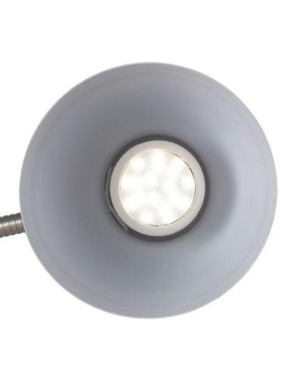 LED Floor Lamp, Satin Nickel